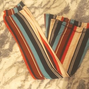 Striped Western Bell Bottoms
